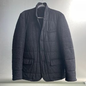 ALL SAINTS Axel Blazer Coat Gray Wool - Med